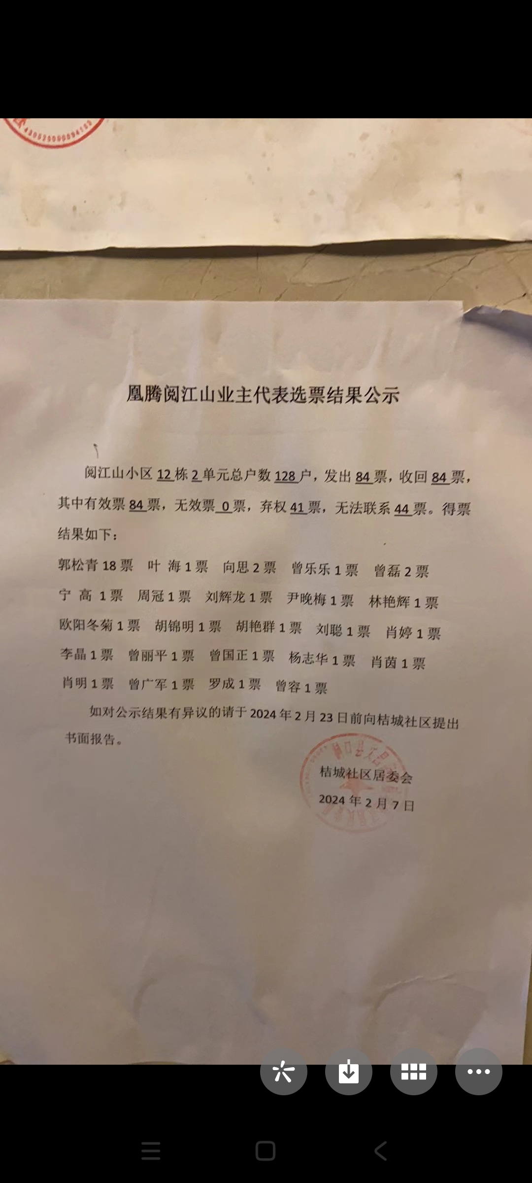 业主本人没有到场参加选举投票,别的业主也没有,但选票出来了咨询求助