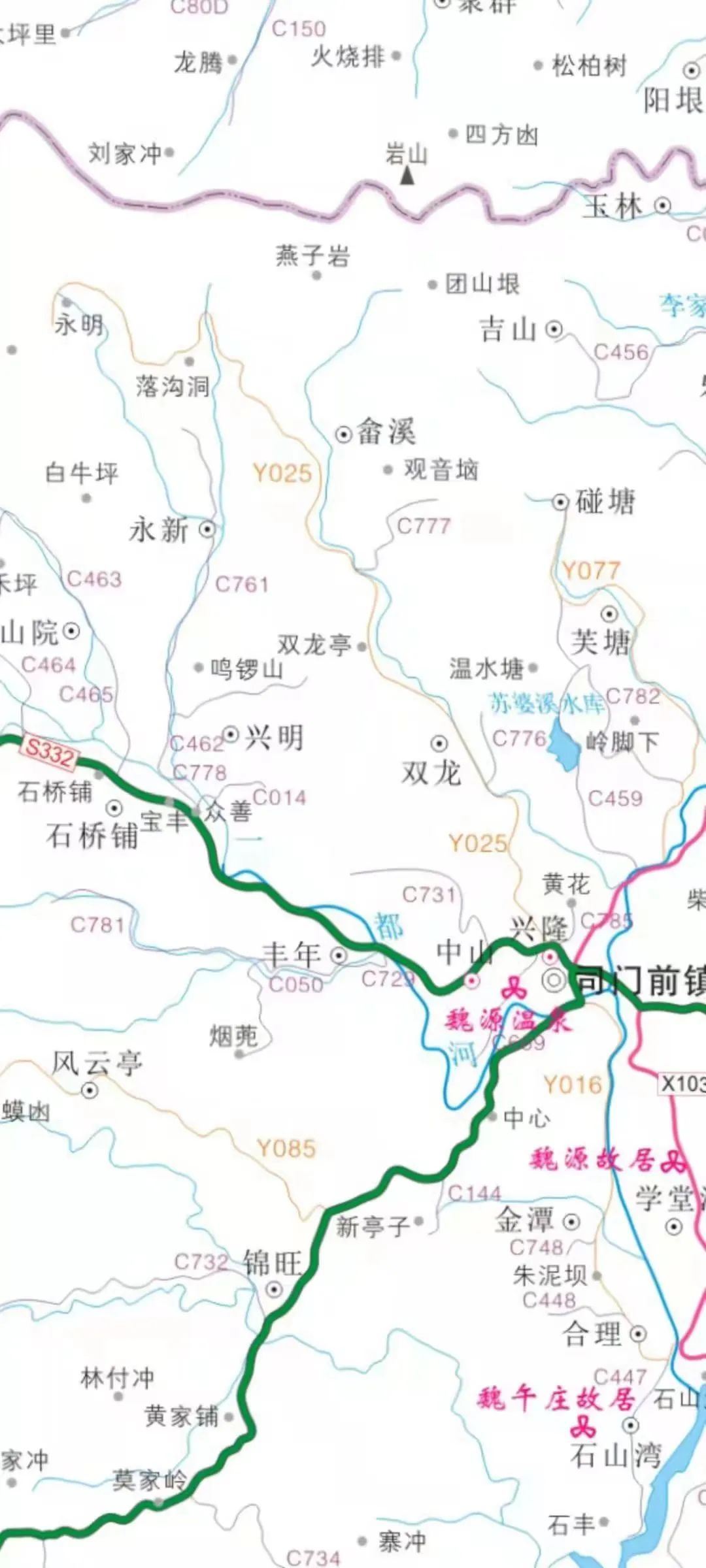 新新高速隆回段线路图图片